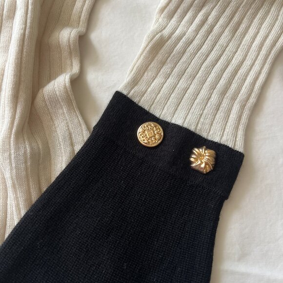 Karl Lagerfeld Long Sleeve Collared Top - Picture 3 of 6